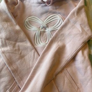 light pink tna hoodie